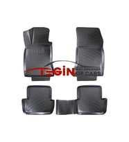 Mercedes A Serisi W176 3D Havuzlu Paspas 2014 Siyah