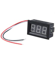 voltmetre digital (0-100v dc ) 48x29x22 ıc-278-2 ekonomik 3 kablolu