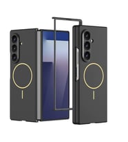 Galaxy Z Fold 7 Kılıf Wireless Şarj Özellikli Kıpta M-safe Ultra İnce Kapak (Siyah)