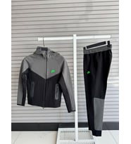 NİKE TECH FLEECE ÇOCUK EŞOFMAN TAKIMI (Siyah-Yeşil)