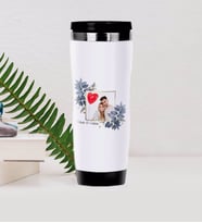 BK Gift Kişiye Özel İsimli Fotoğraflı Çelik Termos Bardak-9