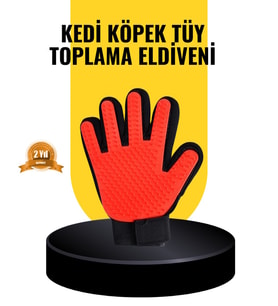 Northcity Tüy Toplama Eldiveni – Kedi ve Köpekler İçin Yumuşak Silikonlu Masaj Eldiveni