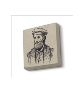 İtalyan Kaşif?Marco Polo Baskılı Taş Magnet 5X5