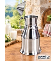 Alüminyum Güğüm No 3 Beyaz 3 Litre su Süt Güğümü Sütlük Su Yoğurt Ayran Saklama Kabı