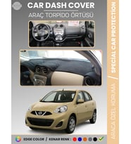NİSSAN MİCRA MARCH (2010-2016) Torpido Örtüsü Premium Kalite Torpido Koruma Araca Özel UV Koruma