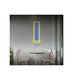 PİZZA Yazılı Neon Tabela