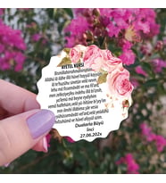Magnet Hediyelik - Ayetel Kürsi li Düğün, Nişan, Nikah, Kına, Söz Hatırası Magnet