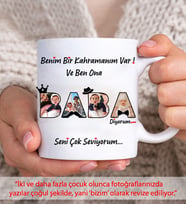 “Evimizin Süper Kahramanı” İçin Kupa Bardak ︎︎︎︎<3