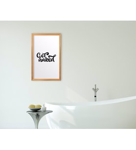 BK Home Banyo Dekoratif Retro Ahşap Tablo-23