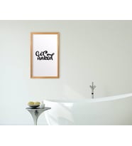 BK Home Banyo Dekoratif Retro Ahşap Tablo-23