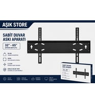 Sabit TV Askı Aparatı 32–65 İnç