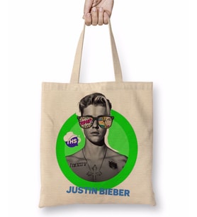 Justin Bieber Bez Çanta Uzun Saplı