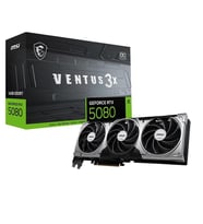 MSI RTX5080 16GB VENTUS 3X OC 16G GDDR7 256bit HDMI DP PCIe 5.0