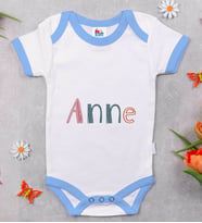 BK Kids Anne Tasarımlı Mavi Bebek Body Zıbın-1