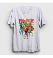 Presmono Unisex Beyaz Band King Gizzard And The Lizard Wizard T-Shirt 489057tt (Beyaz)