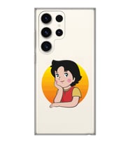 Samsung Galaxy S23 ULTRA Uyumlu Heidi Tasarımlı Şeffaf Telefon Kılıfı
