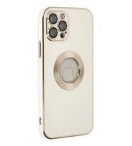 Newface Apple iPhone 12 Pro Max Kılıf Store Silikon - Beyaz
