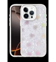 iPhone 14 Pro Max Lumi Desenli Kapak - Beyaz