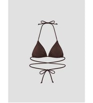 LCW DREAM Kahverengi Çıkarılabilir Pedli Kadın Bikini Üstü