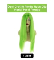 Premium Seri Kolay Çıkarıp Takılan Dayanıklı Eğlenceli Etkinlik Kostüm Cadılar Bayramı Parti Peruğu