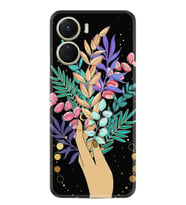 Vivo Y16 Kılıf Hayat Serisi Desenli Hand Flowers - Ürün Numarası 2022