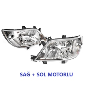 Mercedes Sprinter Sağ Sol Ön Far Takımı Motorlu 2003-2006 N11.1655