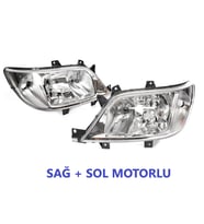 Mercedes Sprinter Sağ Sol Ön Far Takımı Motorlu 2003-2006 N11.1655
