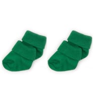 Novibaby 2'li Bambu Bebek Çorap I Pine Green I 0-6 ay I Yeşil Yenidoğan Bebek Çorabı (Karışık)