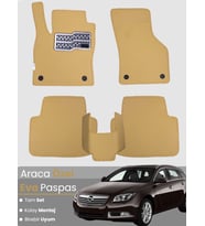 OPEL INSİGNİA (2008-2013) Uyumlu EVA Paspas Tam Set–Araca Özel,Kolay Montaj,Oto Paspas