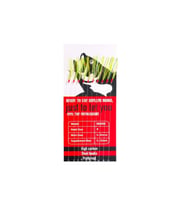 HG3451 Effe Çapari Mackarel 9 Numara 10 İğneli A.Yeşil Floşlu Hologram Simli