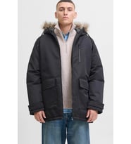 Jack & Jones Jjcharlie Erkek Parka (Siyah)