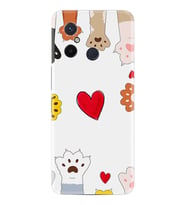 Xiaomi Redmi 12C Kılıf Resimli Desenli Silikon Platinium Series Kedilerin Aşkı 1903
