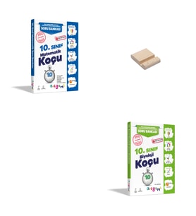 ORİGAMİ 10. Sınıf Matematik ve Biyoloji Soru Bankası + Telefon Standı