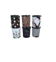 Desenli Pedallı Çöp Kovası No:3 Royaleks-MRD153
