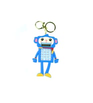 Hesap Makinesi Robot Mini Anahtarlıklı Labirent Oyunlu Mavi