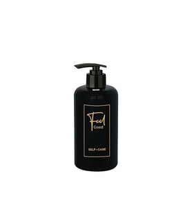 Sıvı Sabunluk Yuvarlak Plastik 500 ML - Siyah