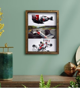 BK Gift Formula 1 Tasarımlı Doğal Masif Ahşap Çerçeveli Tablo 30x40cm-10
