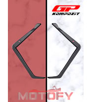 GP Kompozit Yamaha NMAX 125 / 155 2015-2020 Uyumlu Bacak Koruma Siyah