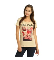 Bant Giyim - High Hopes Krem Kadın T-shirt Tişört