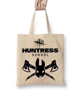 Dead By Daylıght Huntress School 01 Bez Çanta Uzun Saplı
