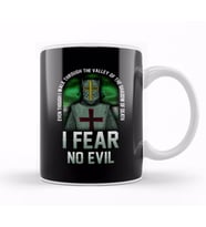 Shadow of Death I Fear No Evil Christian Templar Kupa Bardak Porselen