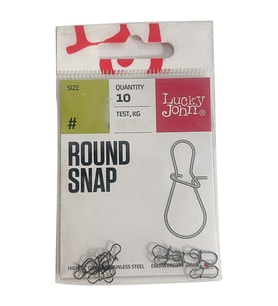 Lucky John 5113 Round Snap 10 Adet Suni Yem Klipsi #003 12kg