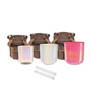 Meinl Sonic Energy 3-Parça Essence Crystal Singing Bowl Set (E4 / B3 / G3, 440 Hz)