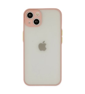 Apple iPhone 14 Kılıf Montreal Silikon Kapak - Pembe