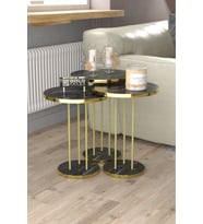 Zigon Sehpa Terra Bendir Gold