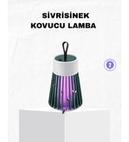 Şarjlı Mor Işıklı Sivrisinek Öldürücü Lamba – Sessiz ve Kimyasal İçermez