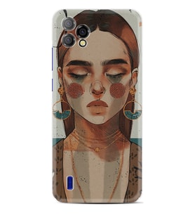 Reeder P13 Blue Plus 2022 Kılıf Resimli Desenli Baskılı Silikon Kılıf Woman Maniplatiun 1362