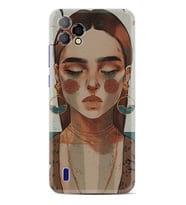 Reeder P13 Blue Plus 2022 Kılıf Resimli Desenli Baskılı Silikon Kılıf Woman Maniplatiun 1362