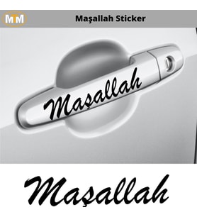 Maşallah Oto Sticker 15 CM