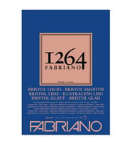 Fabriano 1264 Bristol Smooth Çok Amaçlı Pürüzsüz Blok 200 gr A3 50 yp 
